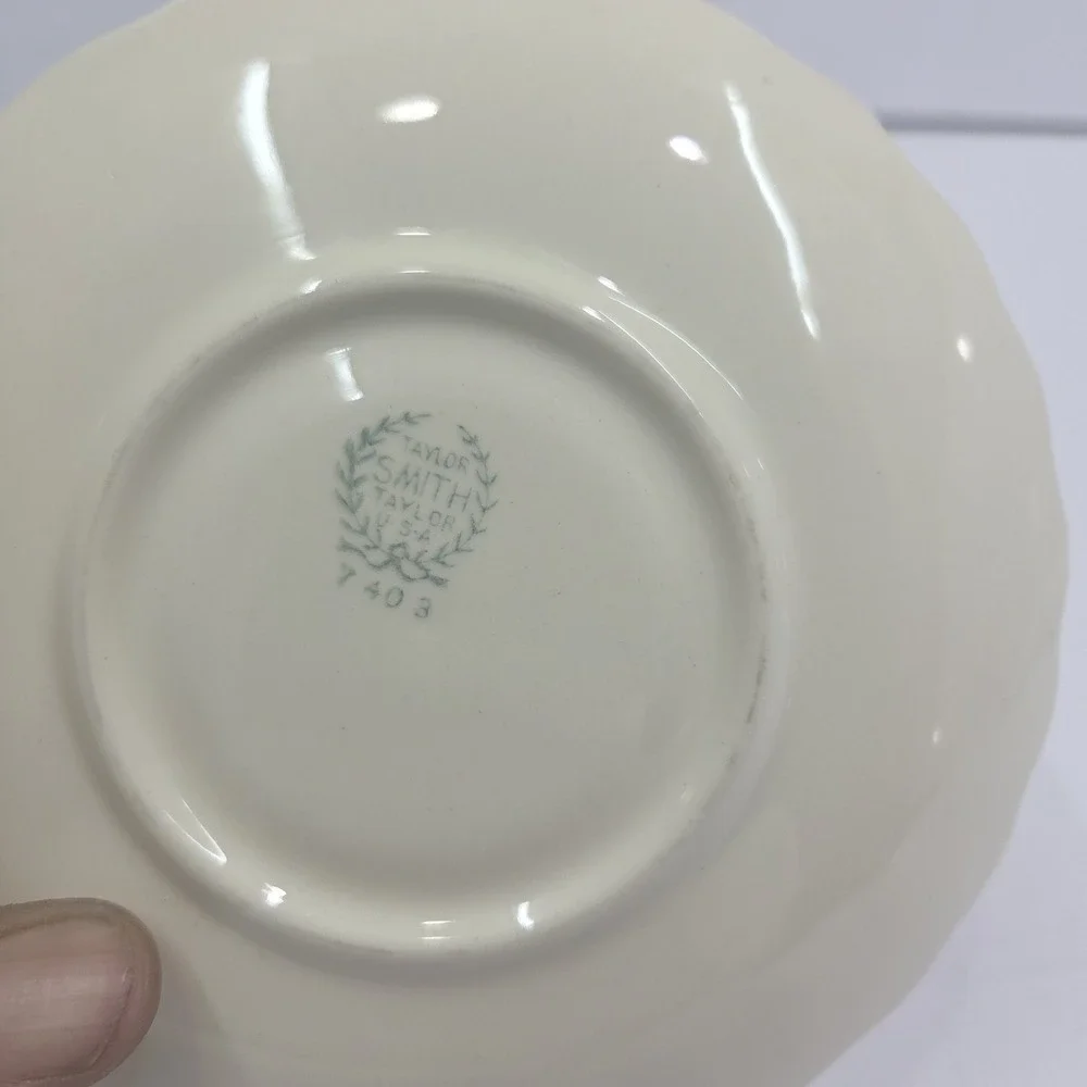 Set 11‎ Vintage Taylor Smith Taylor Everglade Teacups & Saucers Yellow Daisy
